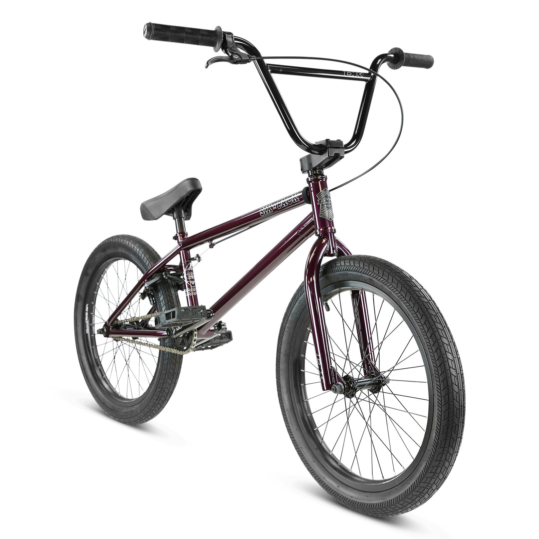 bmx bicycle 2020 DK Six Pack 20" BMX Bike Retro Blue