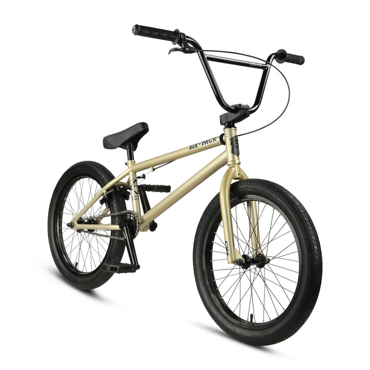 BMXバイク ブラック ベージュタイヤ 20inch DK Six Pack 20” Freestyle BMX Bike | Freestyle BMX – DK Bicycles