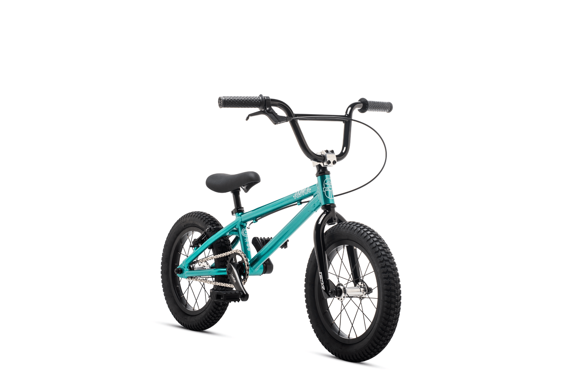 DK Aura 14" Freestyle BMX Bike Lightweight Beginner BMX for Kids DK