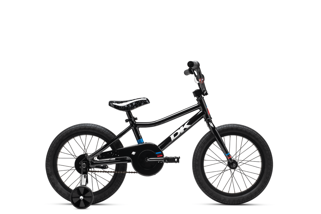 Dk Devo 16 Kids Bike with Training Wheels Perfect for Young Riders Purple