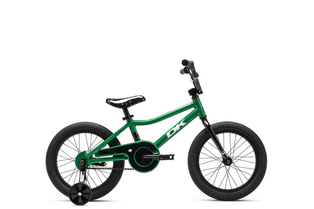 DK Devo 16 Kids Bike with Training Wheels Perfect for Young Riders DK Bicycles